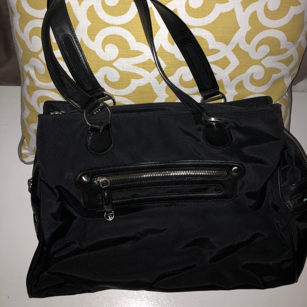 Tumi black purse